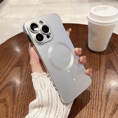 Vékony keret nélküli mágneses telefon tok iPhone-hoz