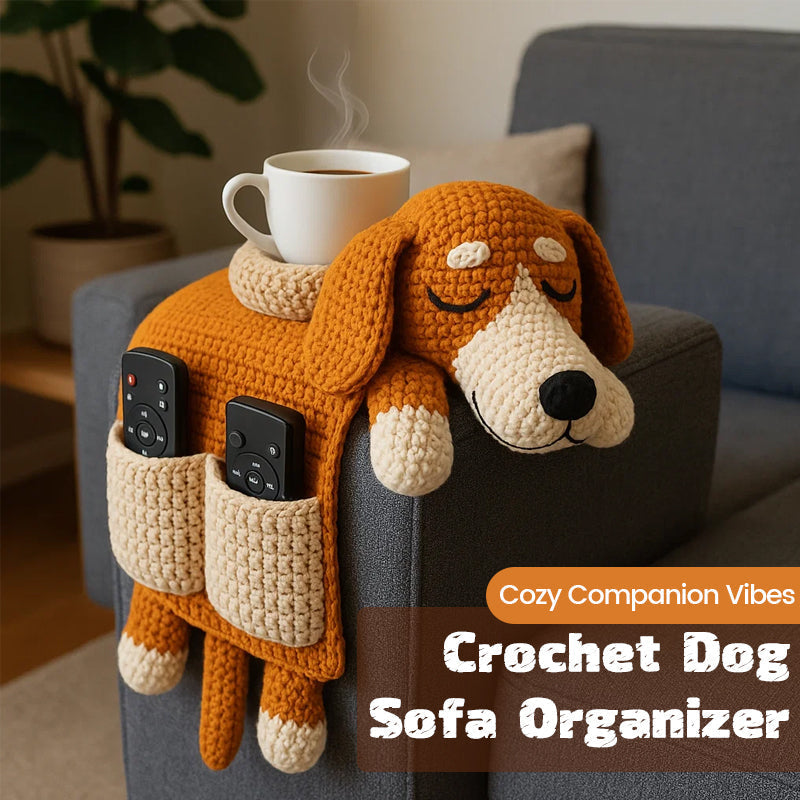 🐶 Kényelmes társasági hangulatok – Horgolt kutyakanapé-rendszerező