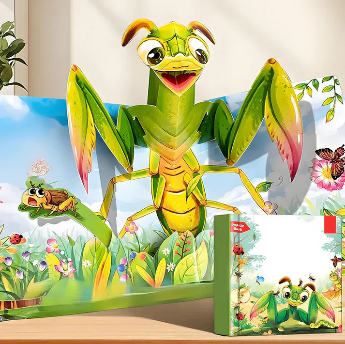 ✨ [Egy állatvilág, ami kiugrik!] Gyermek 3D-s kiugró képeskönyv