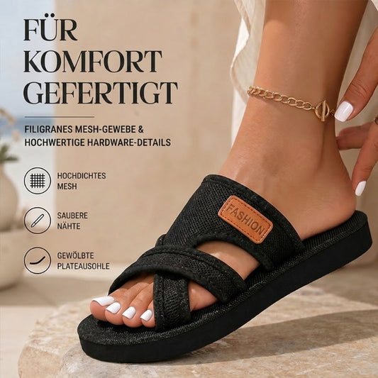 👡✨Stílusos női keresztpántos papucsok — Könnyűek és kényelmesek, tökéletes választás nyárra és mindennapi viseletre🌸