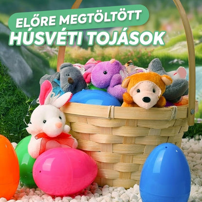 🎉🥰Előre megtöltött húsvéti tojások plüssállatokkal