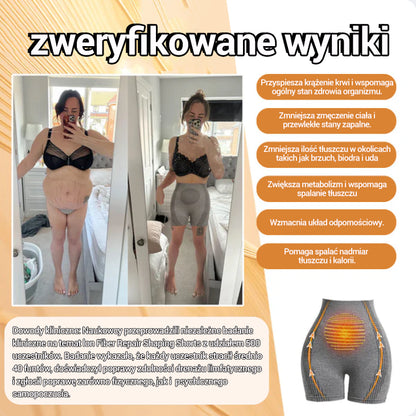 [✨Za pobraniem✨]KirpteTM MikroWibracyjne Moduł Masażu Szorty z Jedwabiem Lodem z Włóknami Jonowymi Naprawiające i Modelujące