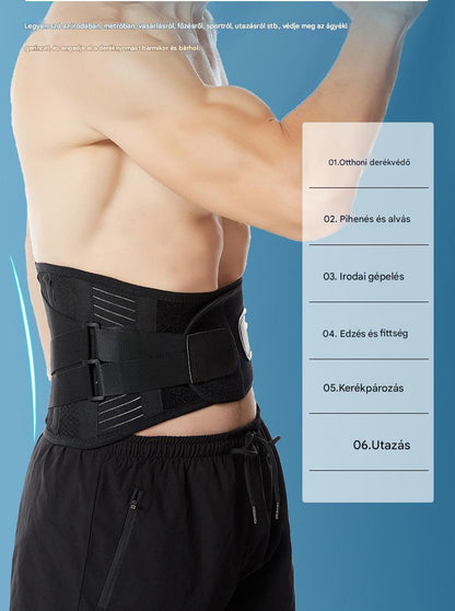 Ortopéd deréktámasztó öv - Csökkenti a hátfájást, a porckorongsérvet és támogatja a gerincet💪✨