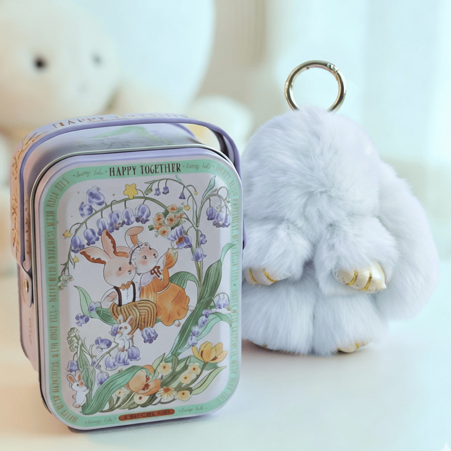 🐰🎉Kézzel készített puha nyuszi medálok