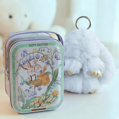🐰🎉Kézzel készített puha nyuszi medálok