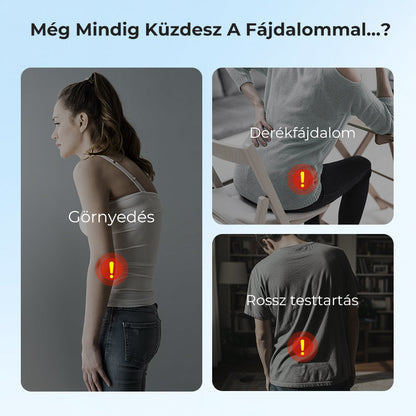 🔥Az ágyéki gerinc gondozása🎁Hőpréselt, lélegző acéllemezből készült derékvédő