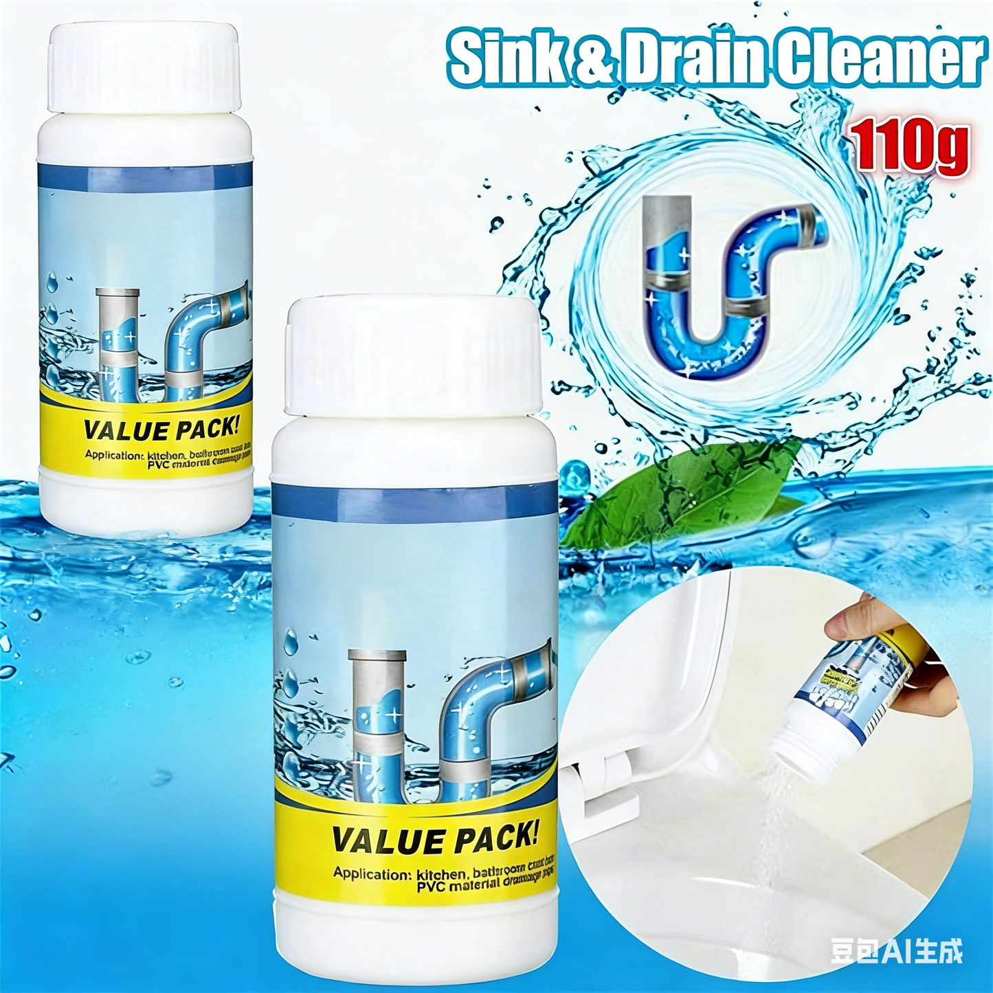 🔥1+1 INGYEN🔥🧼Tiszta lefolyó, friss otthon – Próbáld ki most! 🏡🌿