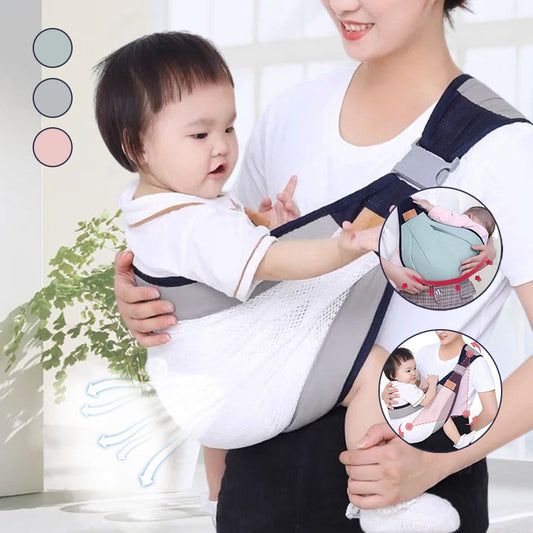 👶✨ Ergonomikus és kényelmes babahátizsák, amely egyenletesen elosztja a súlyt és csökkenti a vállakra és a derékra nehezedő terhelést! 💪🍼