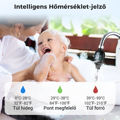 💧Zuhanyzó hőmérő🌡️Nincs több találgatás - azonnali hőmérséklet kijelzés! 🚿Pontos forrázásvédelem