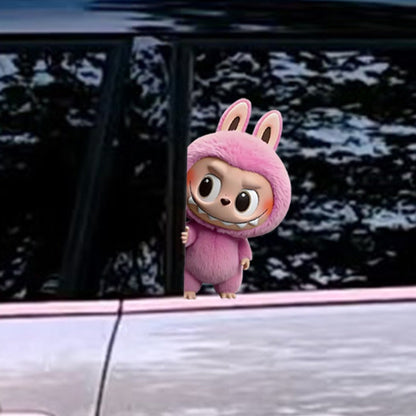 Labubu kreatív autómatrica
