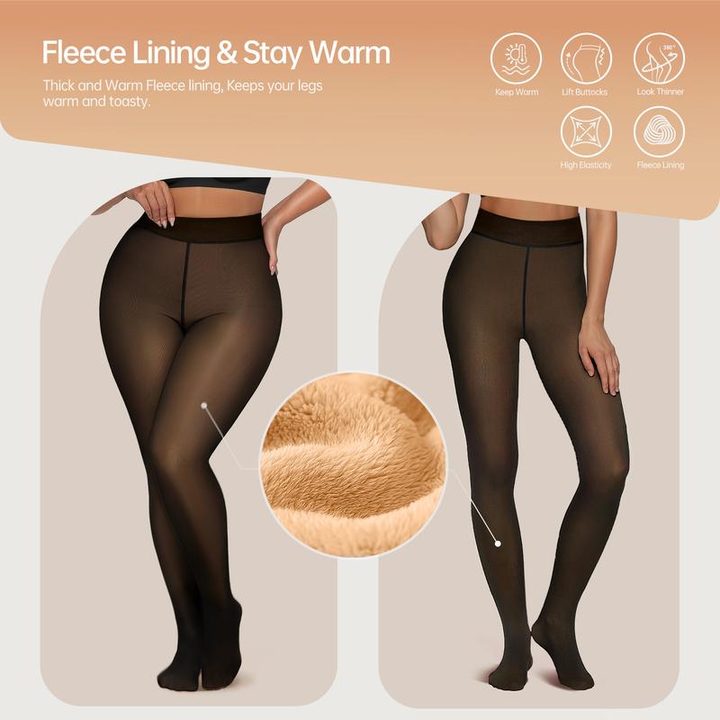 Az eredeti varázslatos polár bélésű leggings, áttetsző műharisnyanadrág