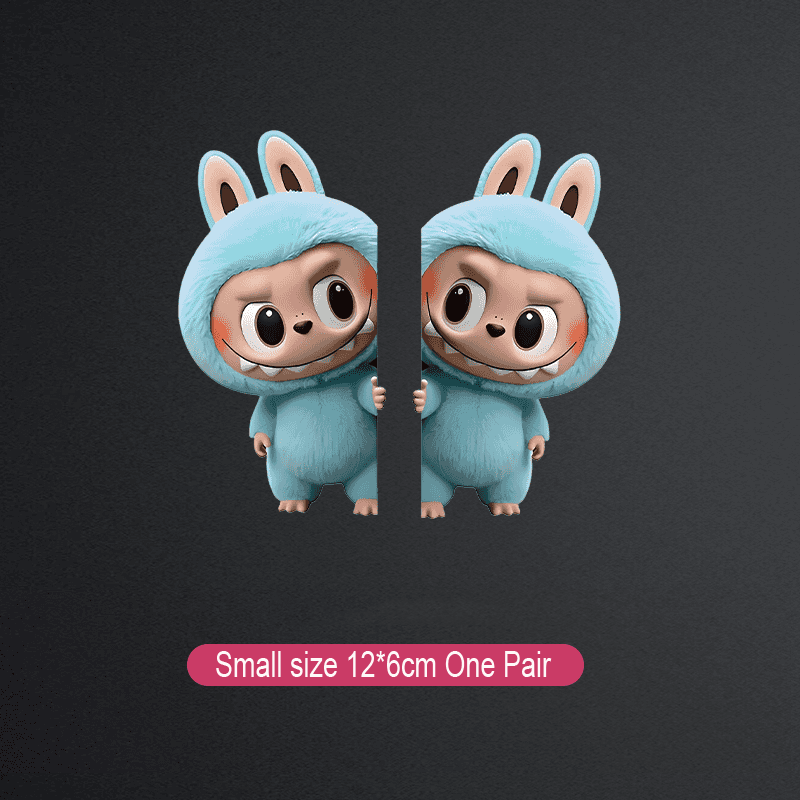 Labubu kreatív autómatrica