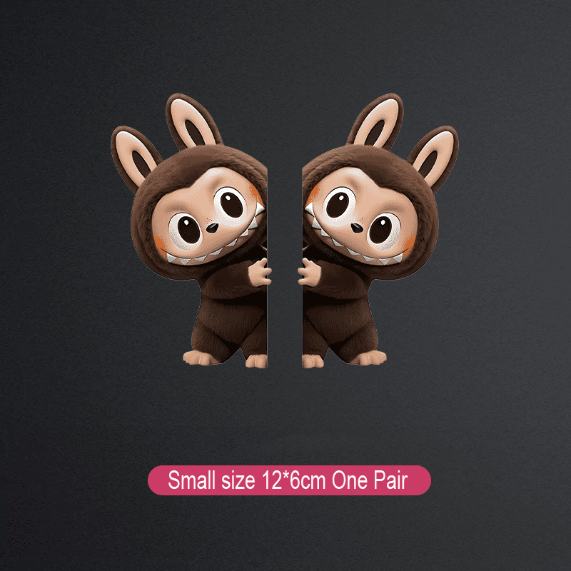 Labubu kreatív autómatrica