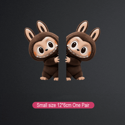 Labubu kreatív autómatrica