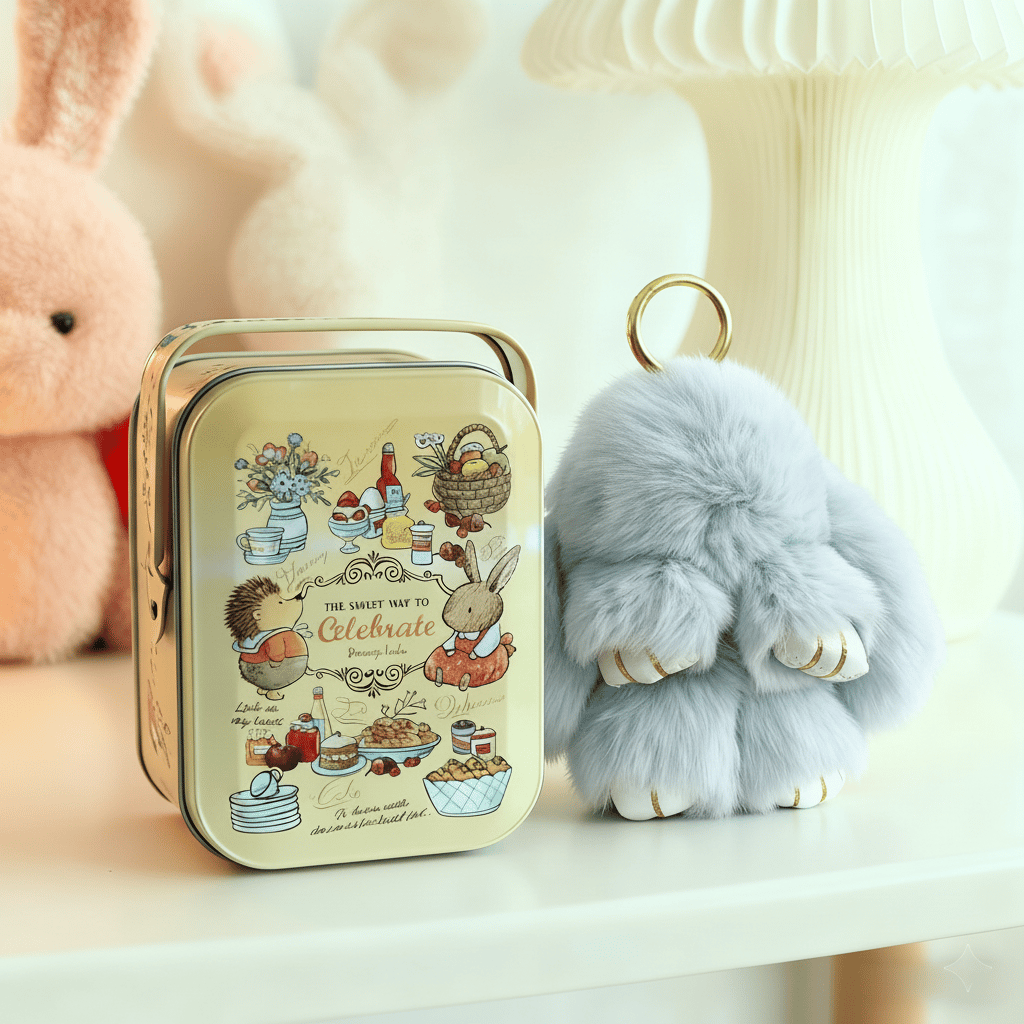 🐰🎉Kézzel készített puha nyuszi medálok