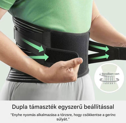 Ortopéd deréktámasztó öv - Csökkenti a hátfájást, a porckorongsérvet és támogatja a gerincet💪✨