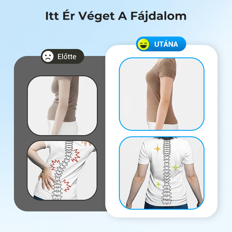 🔥Az ágyéki gerinc gondozása🎁Hőpréselt, lélegző acéllemezből készült derékvédő