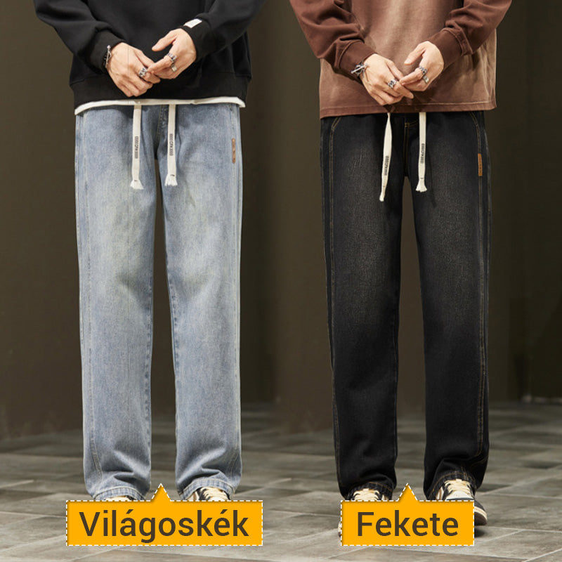 🎉 2026 Férfi laza, egyenes szabású farmer 👖