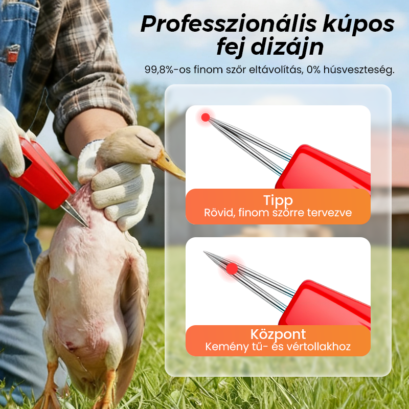 🔥🐓Elektromos baromfi tolltépő gép – Egyszerű tolltépés, idő- és energiamegtakarítás!🦆