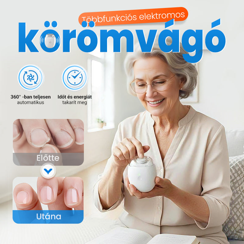 🎉Elektromos körömvágó