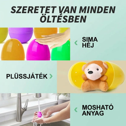 🎉🥰Előre megtöltött húsvéti tojások plüssállatokkal