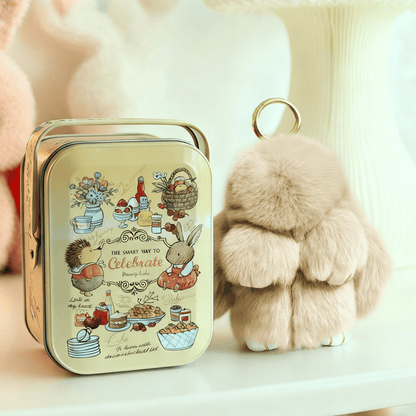 🐰🎉Kézzel készített puha nyuszi medálok