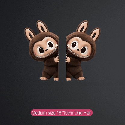 Labubu kreatív autómatrica