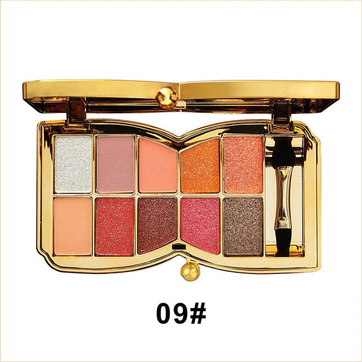 🔥🔥10 Colors Glitter Eyeshadow Palette