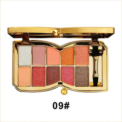 🔥🔥10 Colors Glitter Eyeshadow Palette