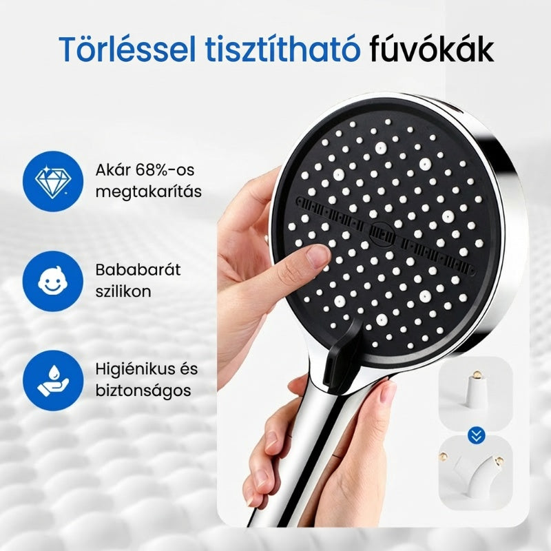 🔥 Magas Nyomású Állítható Esőztető Zuhanyfej 🚿💧