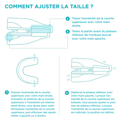 Rugalmas és alkalmazkodó ortézis horkolás és alvási apnoe ellen