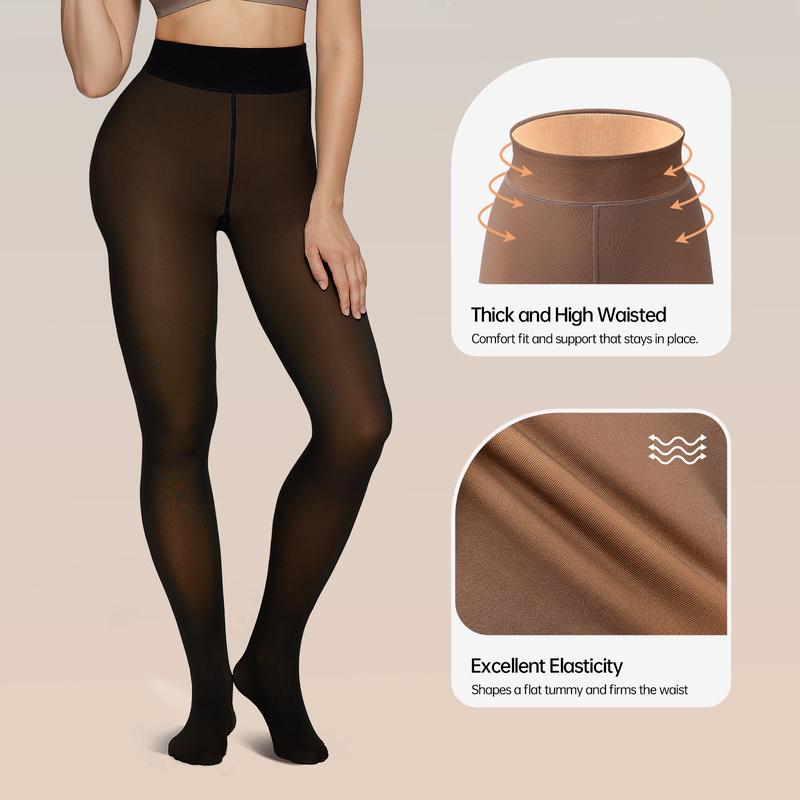 Az eredeti varázslatos polár bélésű leggings, áttetsző műharisnyanadrág