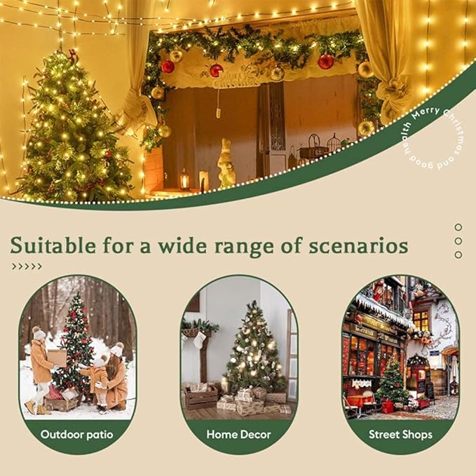 🎄Színes Fények Dekoráció🎁 LED-es díszvilágítás