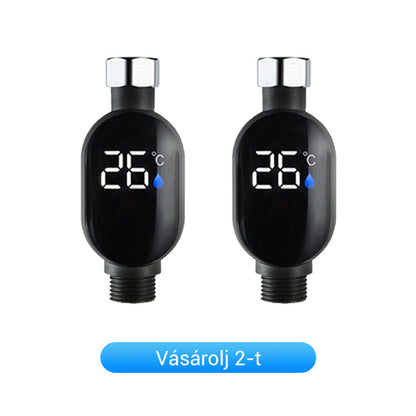 💧Zuhanyzó hőmérő🌡️Nincs több találgatás - azonnali hőmérséklet kijelzés! 🚿Pontos forrázásvédelem