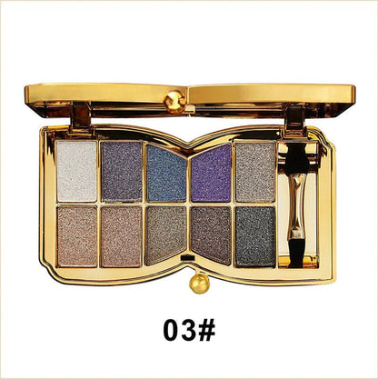🔥🔥10 Colors Glitter Eyeshadow Palette
