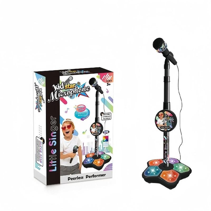 🎁 Mikrofon lámpákkal, karaoke játékok