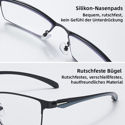 TITAN MULTIFOKALE LESERBRILLEN FOTOCHROMATISCH PROGRESSIVE DOPPELTE ANTI-BLAULICHT