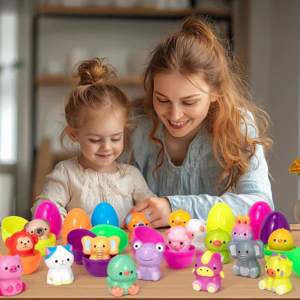 🎉🥰Előre megtöltött húsvéti tojások plüssállatokkal