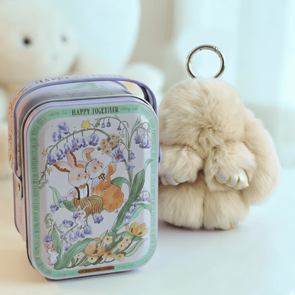 🐰🎉Kézzel készített puha nyuszi medálok