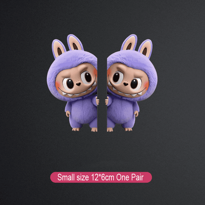 Labubu kreatív autómatrica