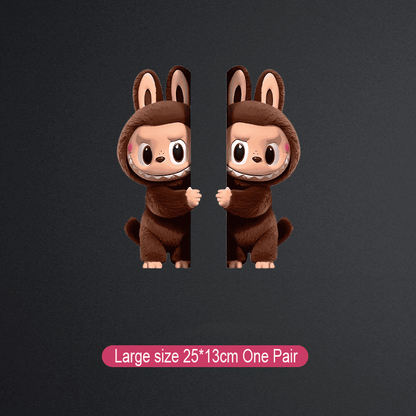 Labubu kreatív autómatrica