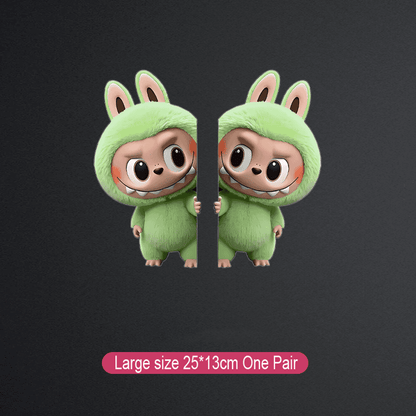 Labubu kreatív autómatrica