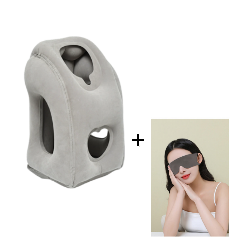 🌬️ Ergonomikus felfújható utazópárna ✈️😴