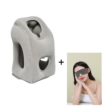 🌬️ Ergonomikus felfújható utazópárna ✈️😴