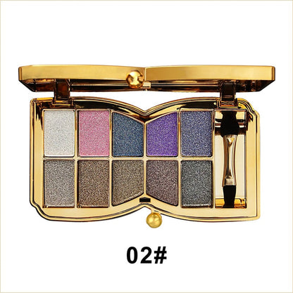 🔥🔥10 Colors Glitter Eyeshadow Palette