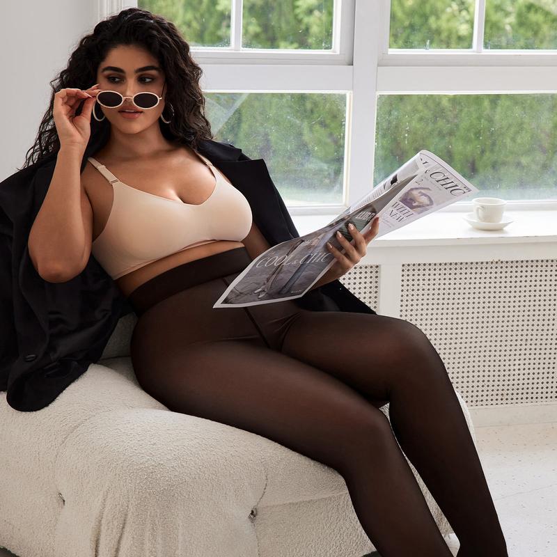 Az eredeti varázslatos polár bélésű leggings, áttetsző műharisnyanadrág