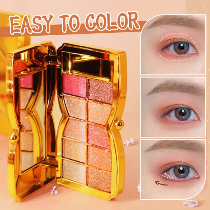 🔥🔥10 Colors Glitter Eyeshadow Palette