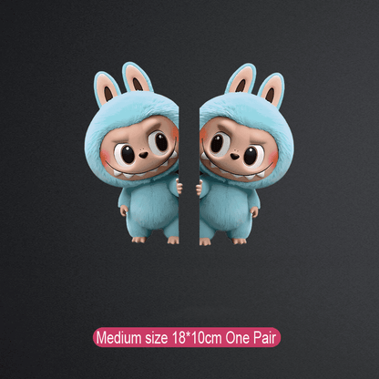 Labubu kreatív autómatrica