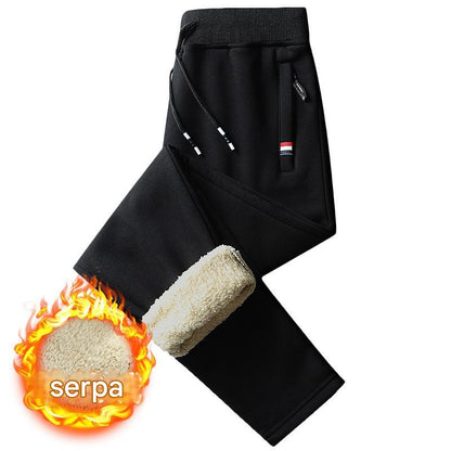 🔥👖őszi/téli nadrág, bársony, vastag, bő, laza, meleg
