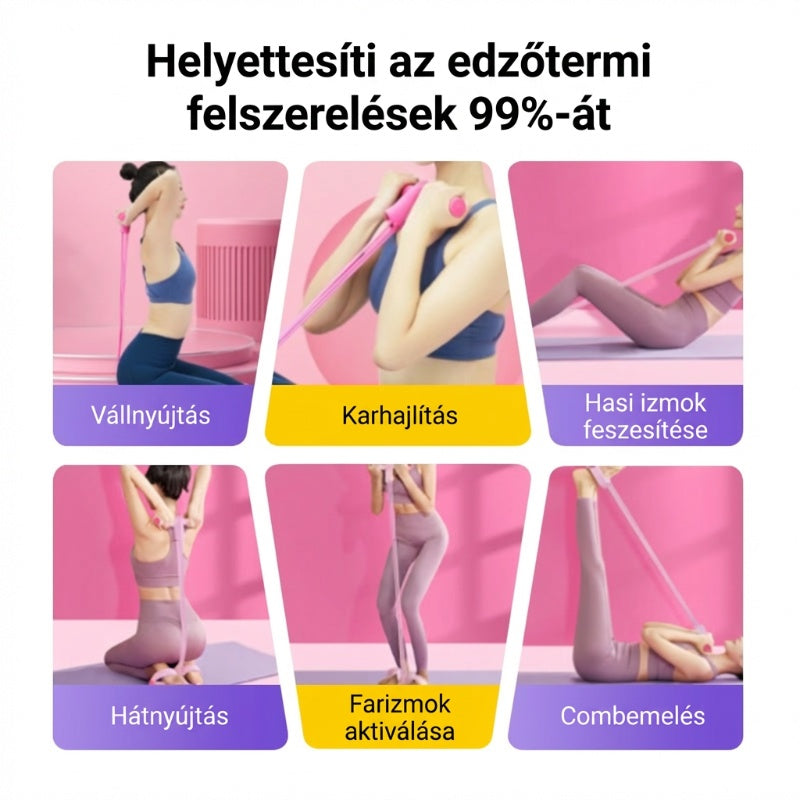 🎁 1+1 ingyen! ⏳ 4 csöves pedálos bokahúzó – Erősítsd a lábad otthon! 💪